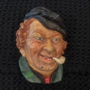 Vintage Bossons Chalkware Head Irishman Bust Sculpture